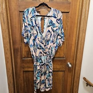 TORRID PALMS ROMPER.  SOFT, COMFY, & LIGHT.  SIZE 3.  IN EXCELLENT CONDITION.